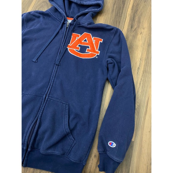 Champion Auburn University Tigers full zip-up stitched graphic hoodie, S - Picture 3 of 5